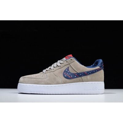 Nike Air Force 1 Low Gri / Mavi Kaykay Ayakkabı Türkiye - DRQILNBM